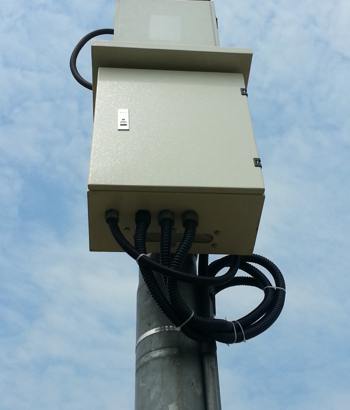 WIM pole mounted electronic boc